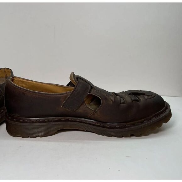Vintage Y2K Dr.‎ Martens Brogue Buckle Woven Mary Jane Size 11 Men main image 8